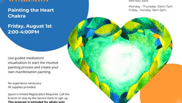 OC Public Libraries: Painting Workshop: Painting the Heart Chakra