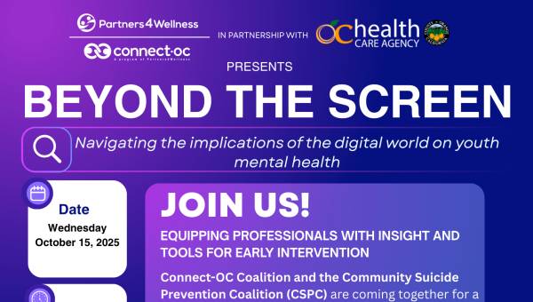 Connect-OC Coalition Meeting - Beyond the Screen: Navigating the implications of the digital world on youth mental health