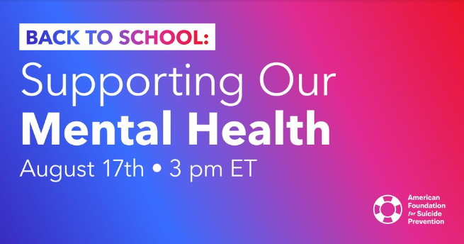 Back to School: Supporting Our Mental Health