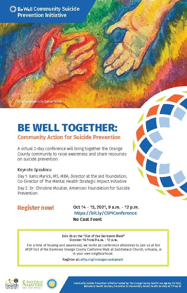 Be Well Together: Community Action for Suicide Prevention