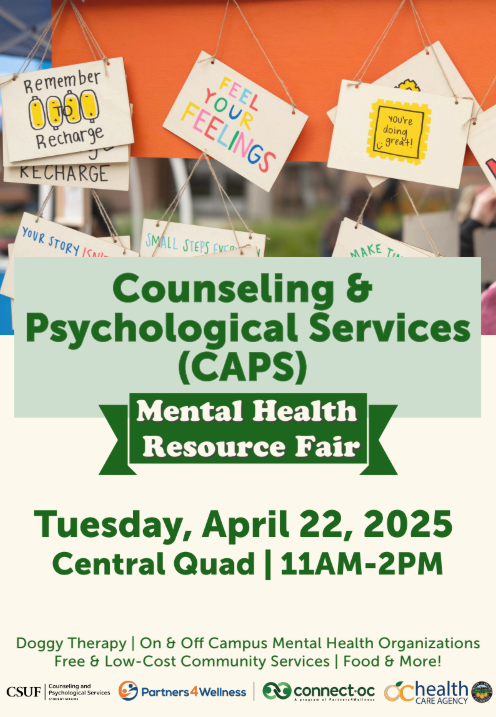 CSUF Mental Health Resource Fair