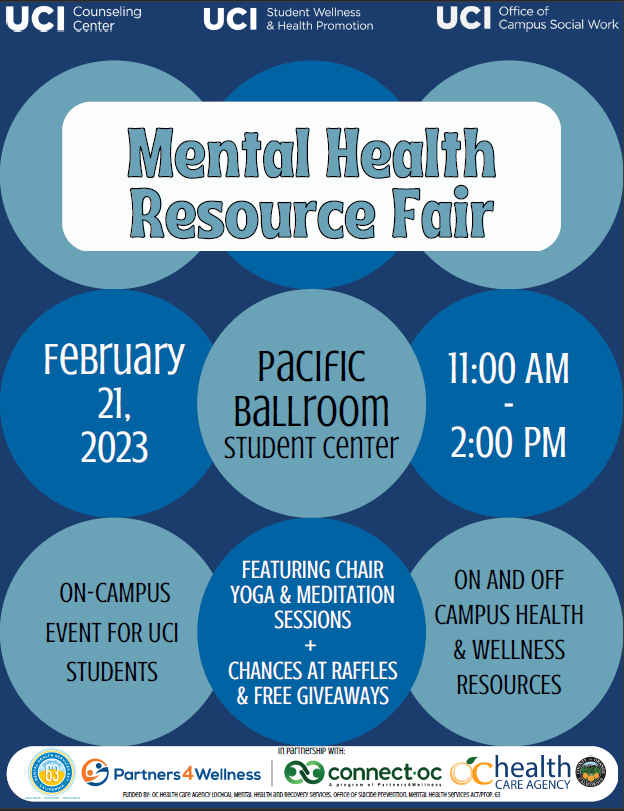 UC Irvine Mental Health Resource Fair