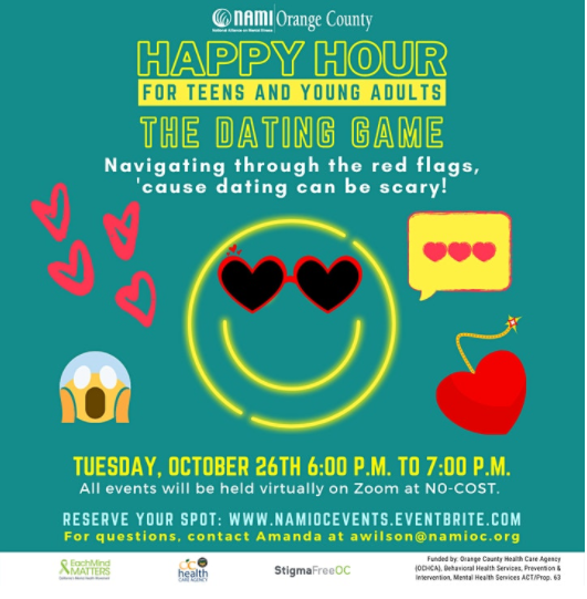 NAMI-OC’s Happy Hour: The Dating Game