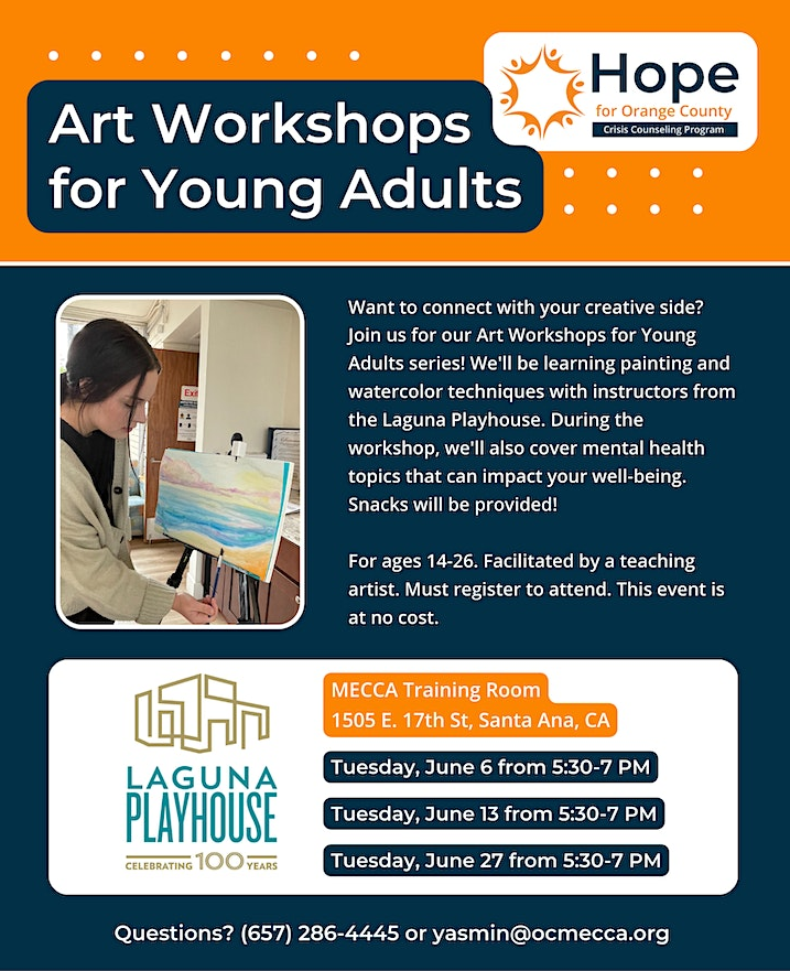 Art Workshops for Young Adults