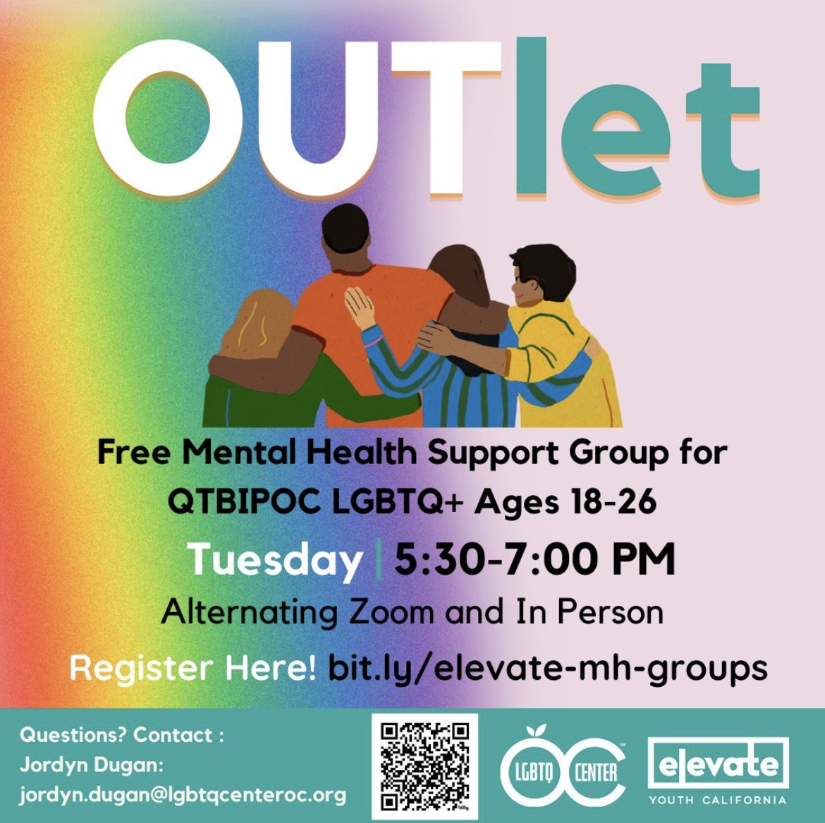 LGBTQ Center OC Youth: Free Mental Health Support Group