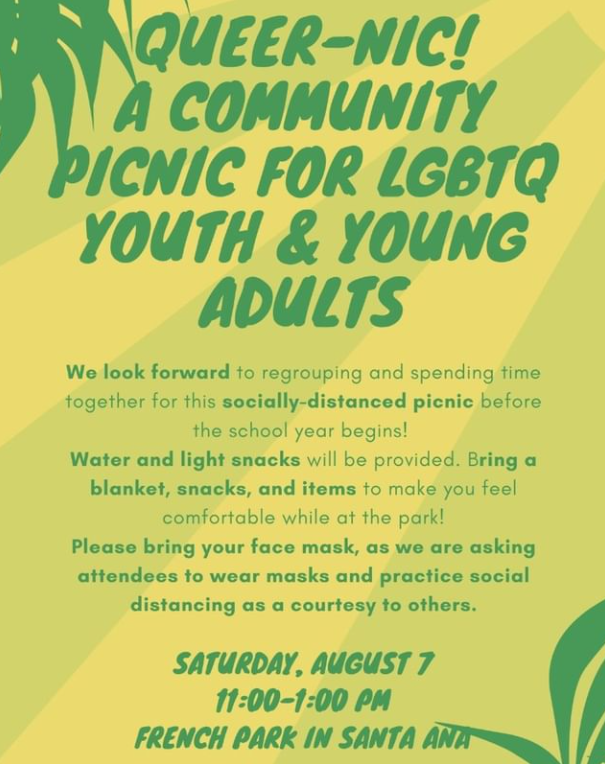 Queer-nic! - A Community LGBTQ Youth/Young Adult Picnic