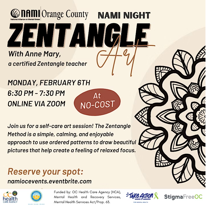 NAMI Nights: Zentangle Art