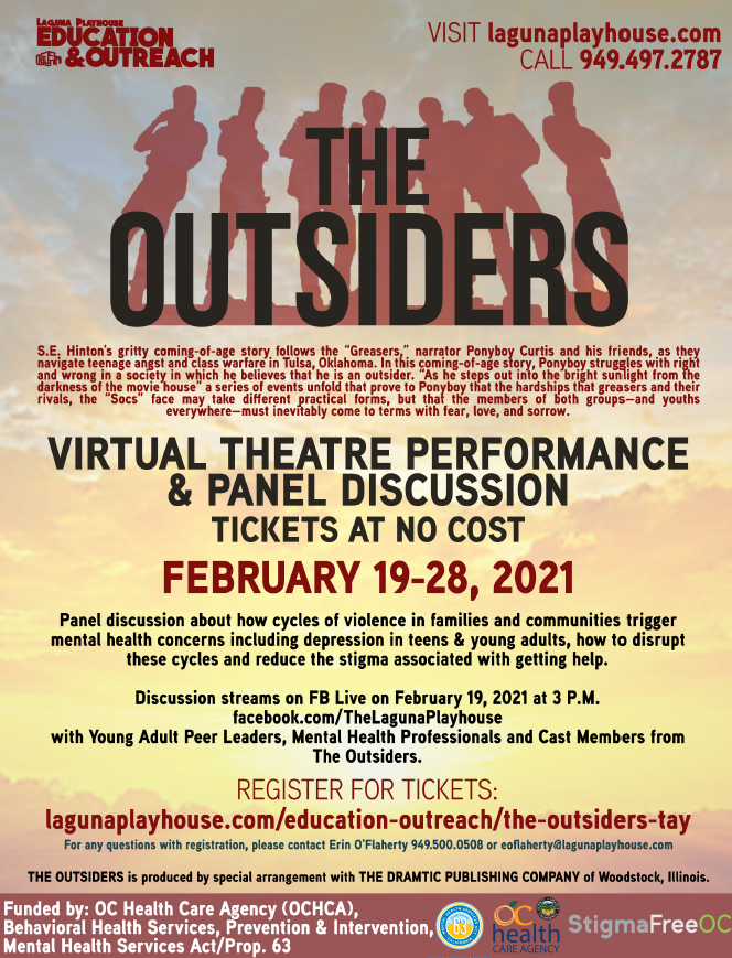 The Outsiders: Virtual Theater Performance & Panel Discussion