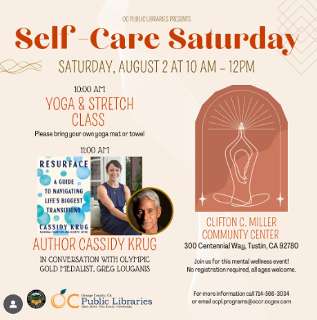 Self-Care Saturday - OC Public Libraries