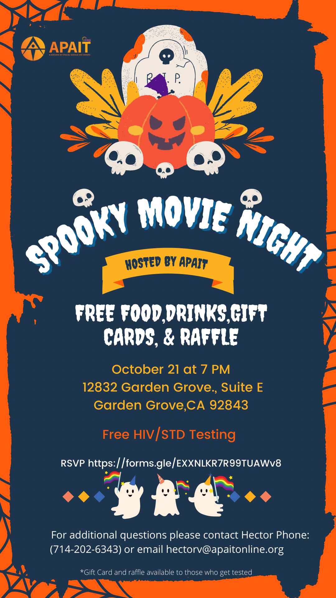 Spooky Movie Night hosted by APAIT