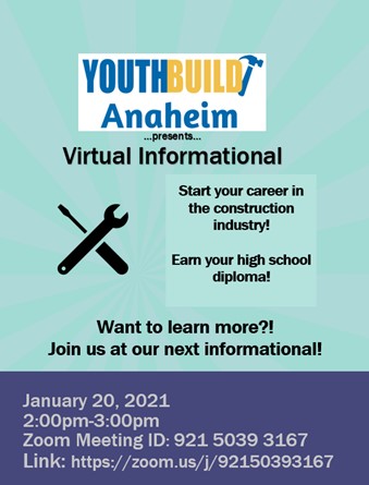 YouthBuild Anaheim Informational Event 2