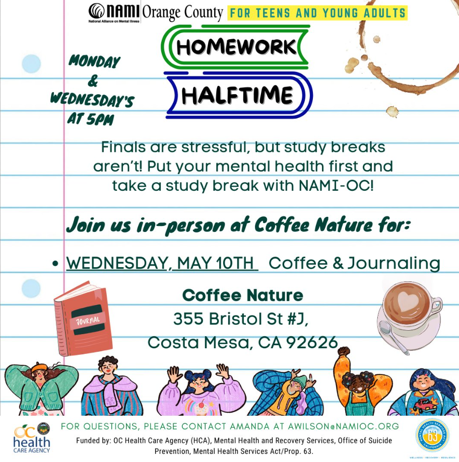 Homework Halftime Coffee & Journaling