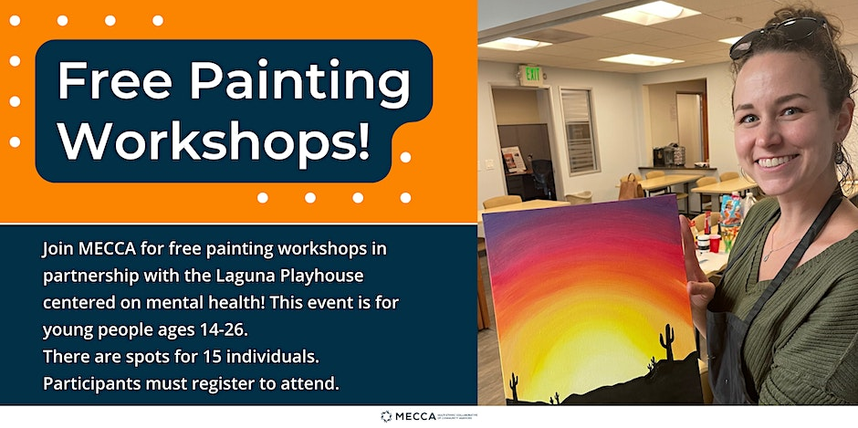 Free Painting Workshops with the Laguna Playhouse