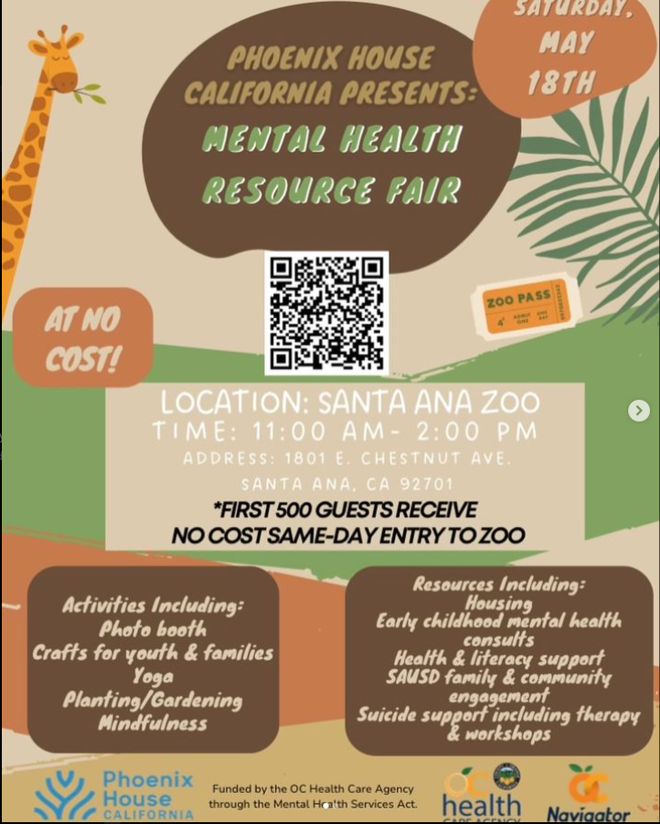 Phoenix House Mental Health Resource Fair