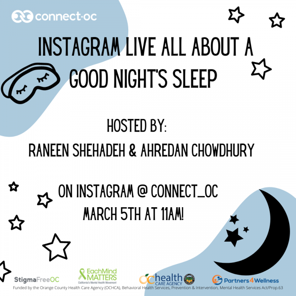 Instagram Live: The Importance of Sleep and Mental Health