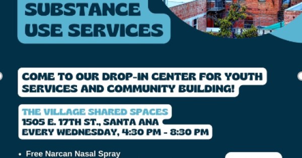 The Multi-Ethnic Collaborative of Community Agencies (MECCA)  - Youth Drop-in Center Substance Use Services